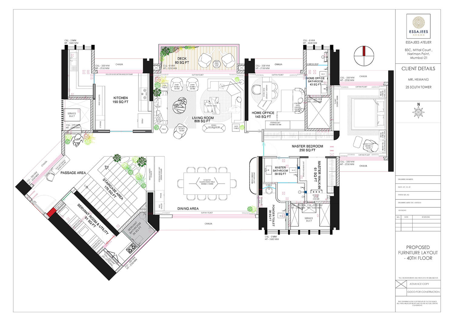 FURNITURE LAYOUT A